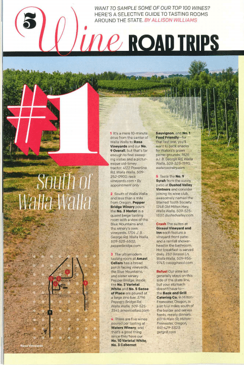 Best Wine Road Trips In Washington Visit Walla The 1 Best Wine Road Trip Is Visiting Wineries South Walla And 2 In Downtown