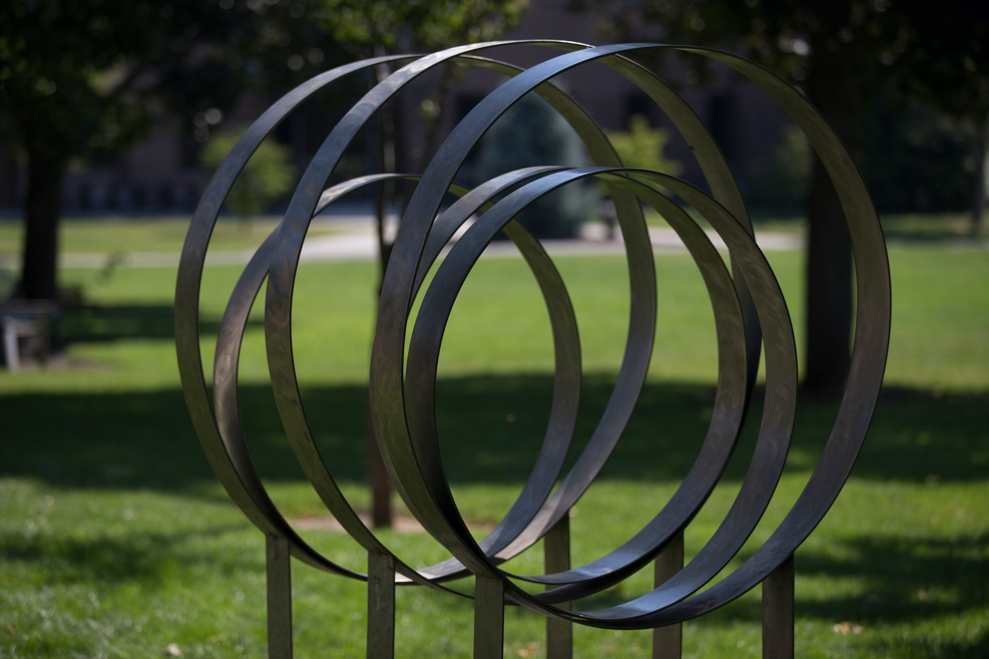 Whitman College Outdoor Sculpture Walk - Moongate