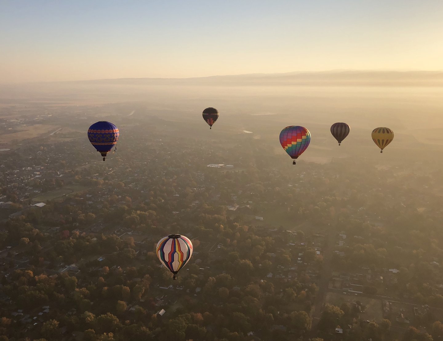 Hot Air Balloons above Walla Walla